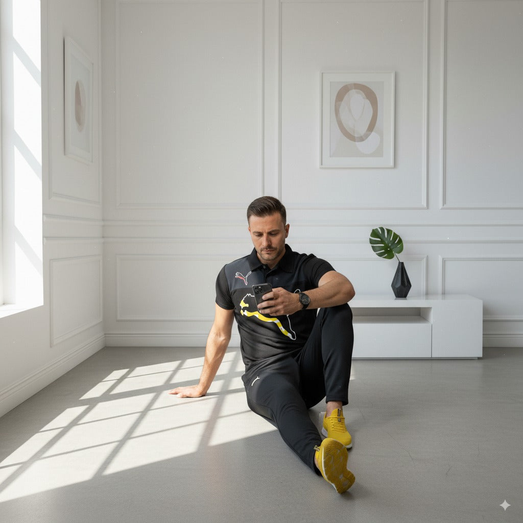 Tracksuit Pum@ Texture | Black