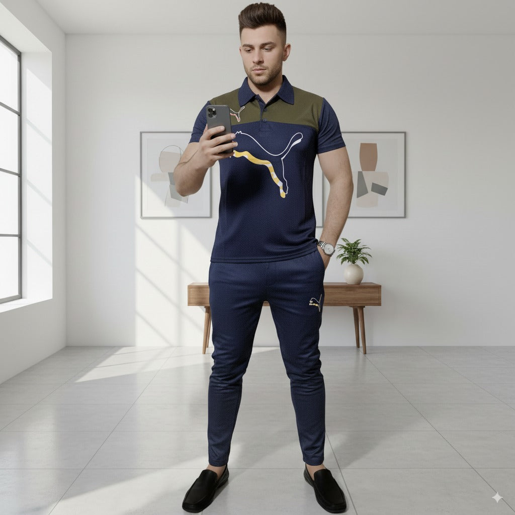 Tracksuit Pum@ Texture | Blue