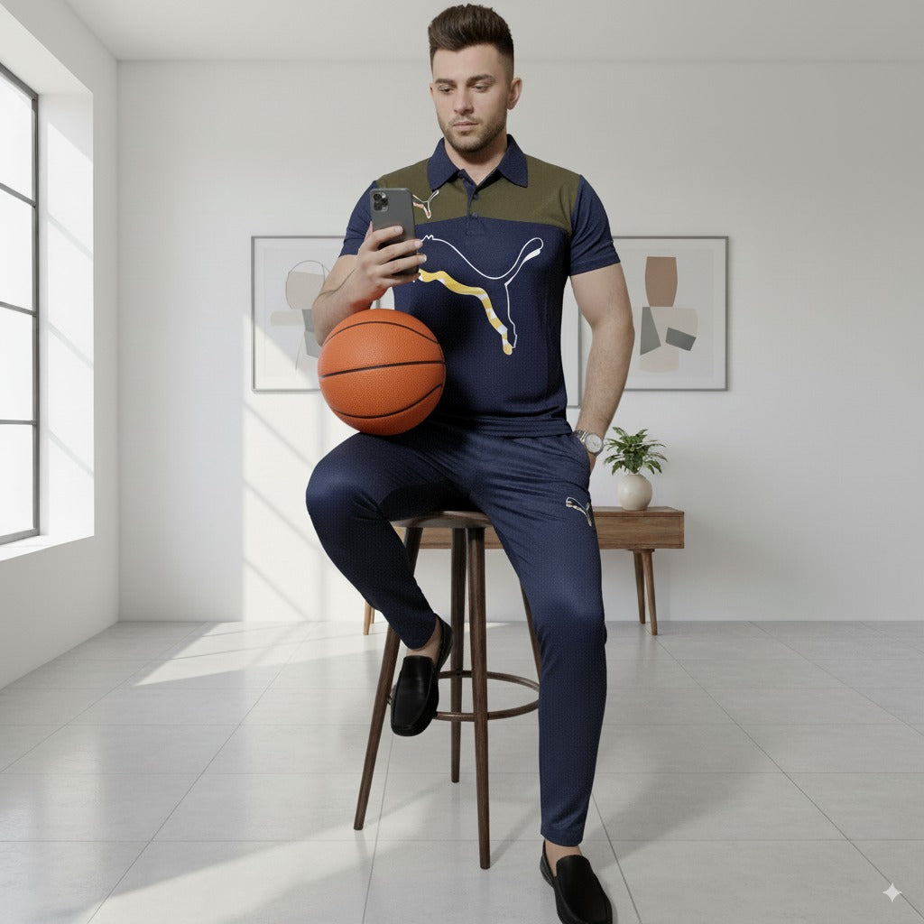 Tracksuit Pum@ Texture | Blue