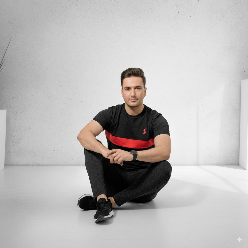 Tracksuit Polo Terry Jersey | Grey