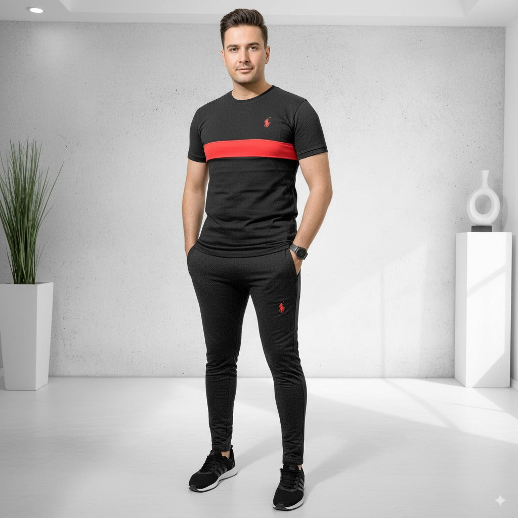 Tracksuit Polo Terry Jersey | Grey