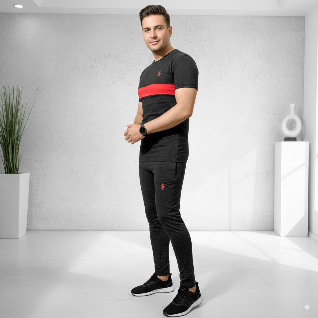 Tracksuit Polo Terry Jersey | Grey