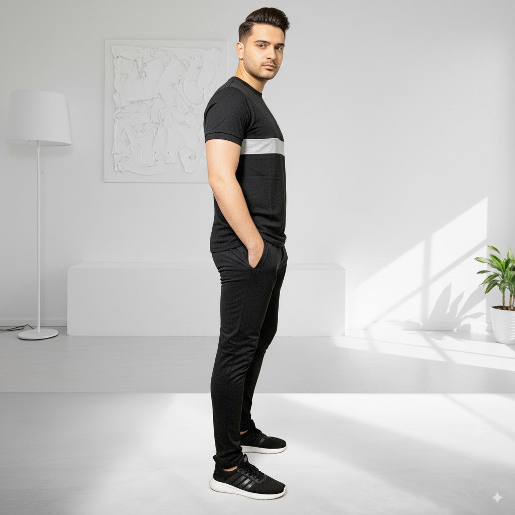Tracksuit Pum@ Terry Jersey | Black