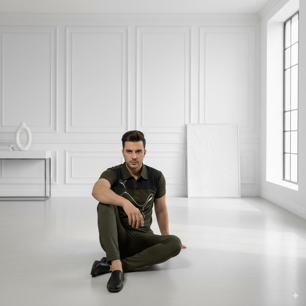 Tracksuit Pum@ Texture | Green