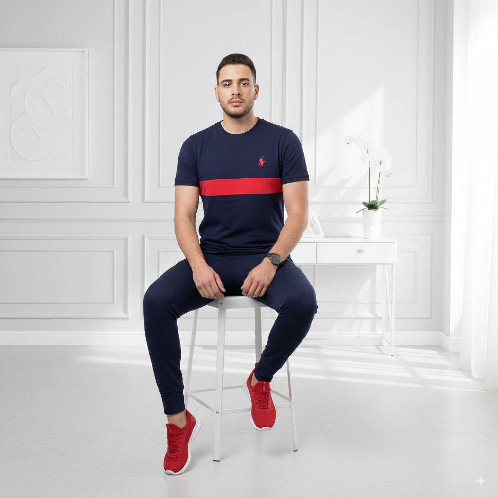 Tracksuit Polo Terry Jersey | Blue