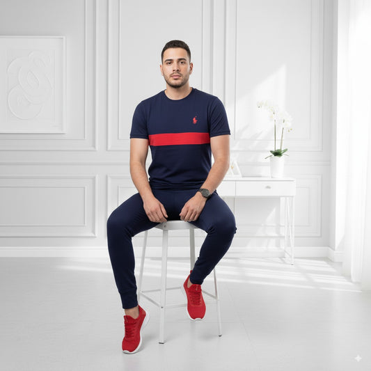 Tracksuit Polo Terry Jersey | Blue