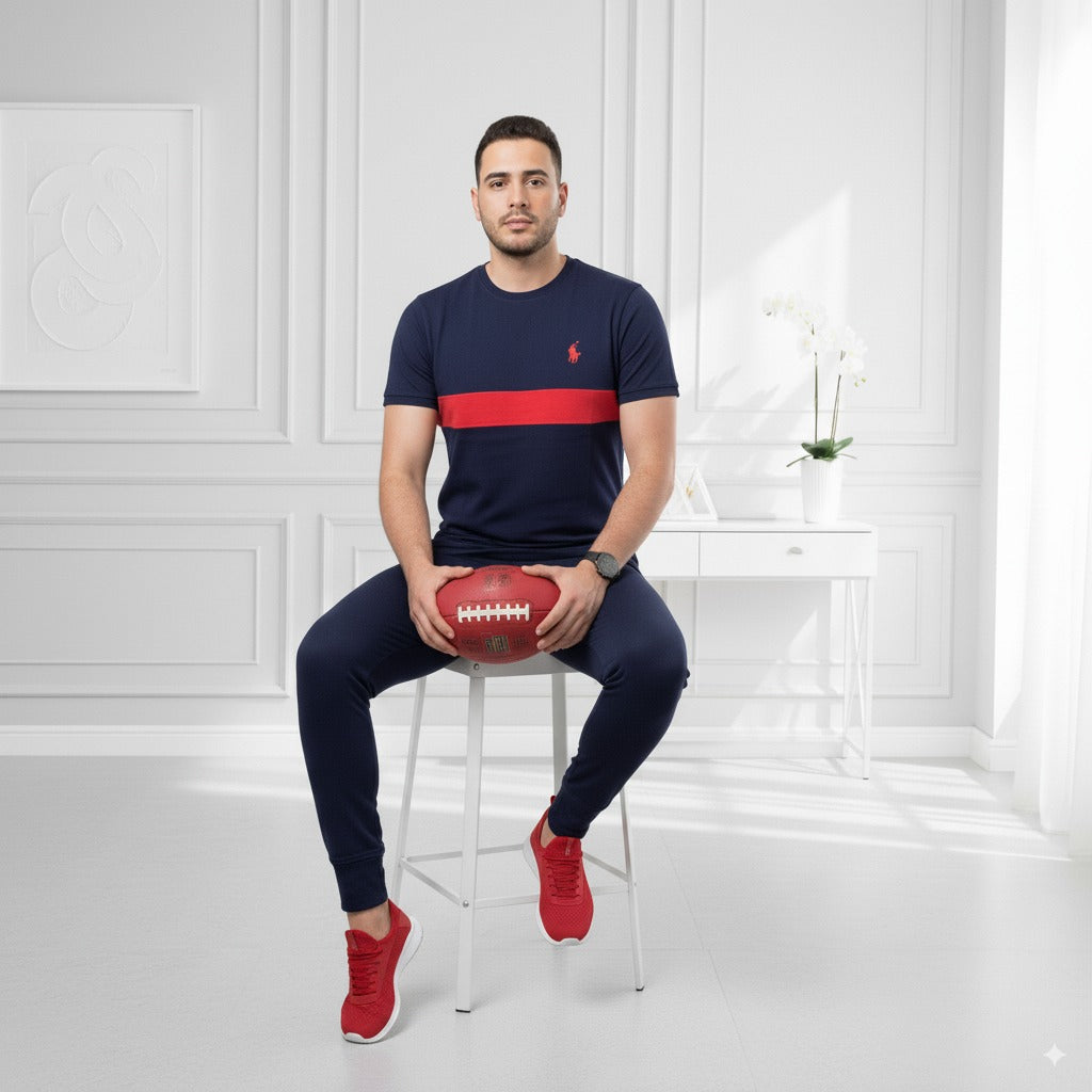 Tracksuit Polo Terry Jersey | Blue