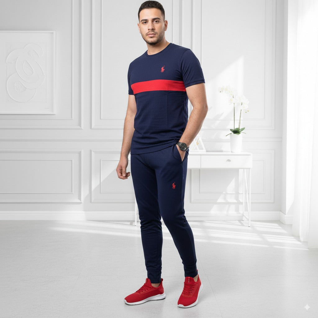 Tracksuit Polo Terry Jersey | Blue