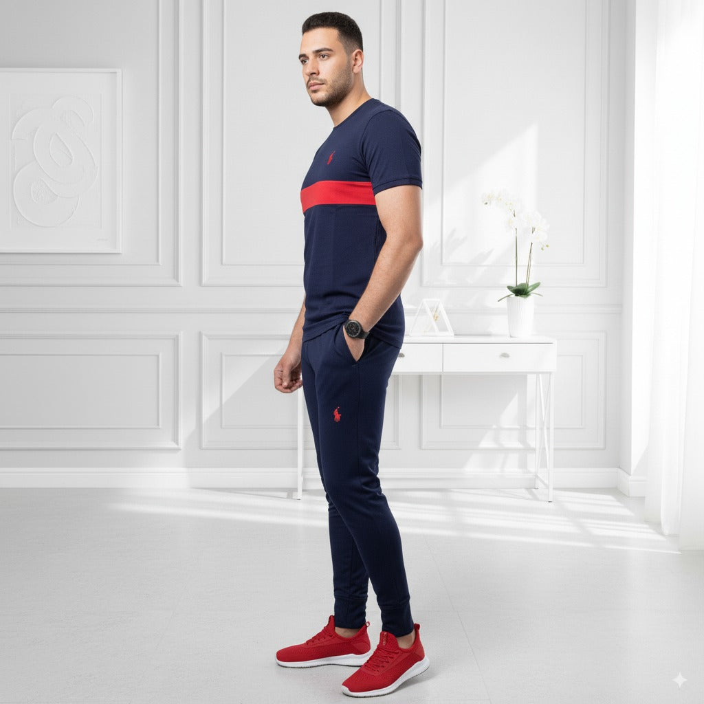 Tracksuit Polo Terry Jersey | Blue