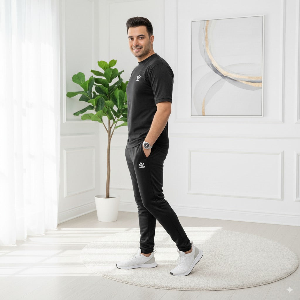 Tracksuit Adi Fish Fabric | Black