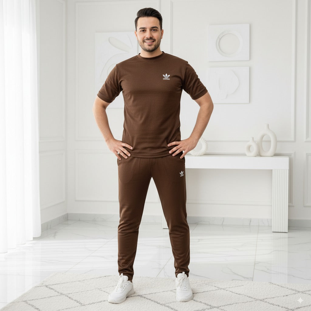 Tracksuit Adi Fish Fabric | Brown