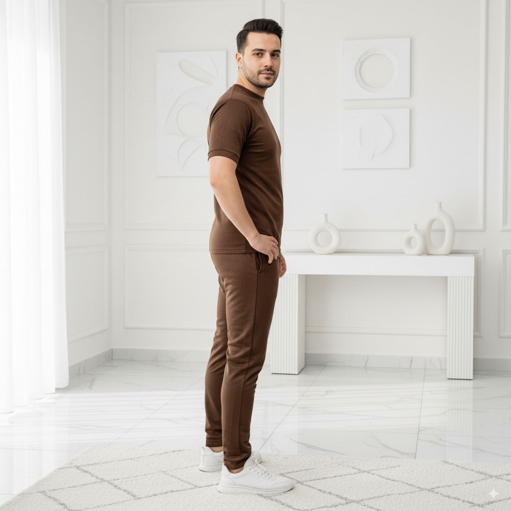 Tracksuit Adi Fish Fabric | Brown