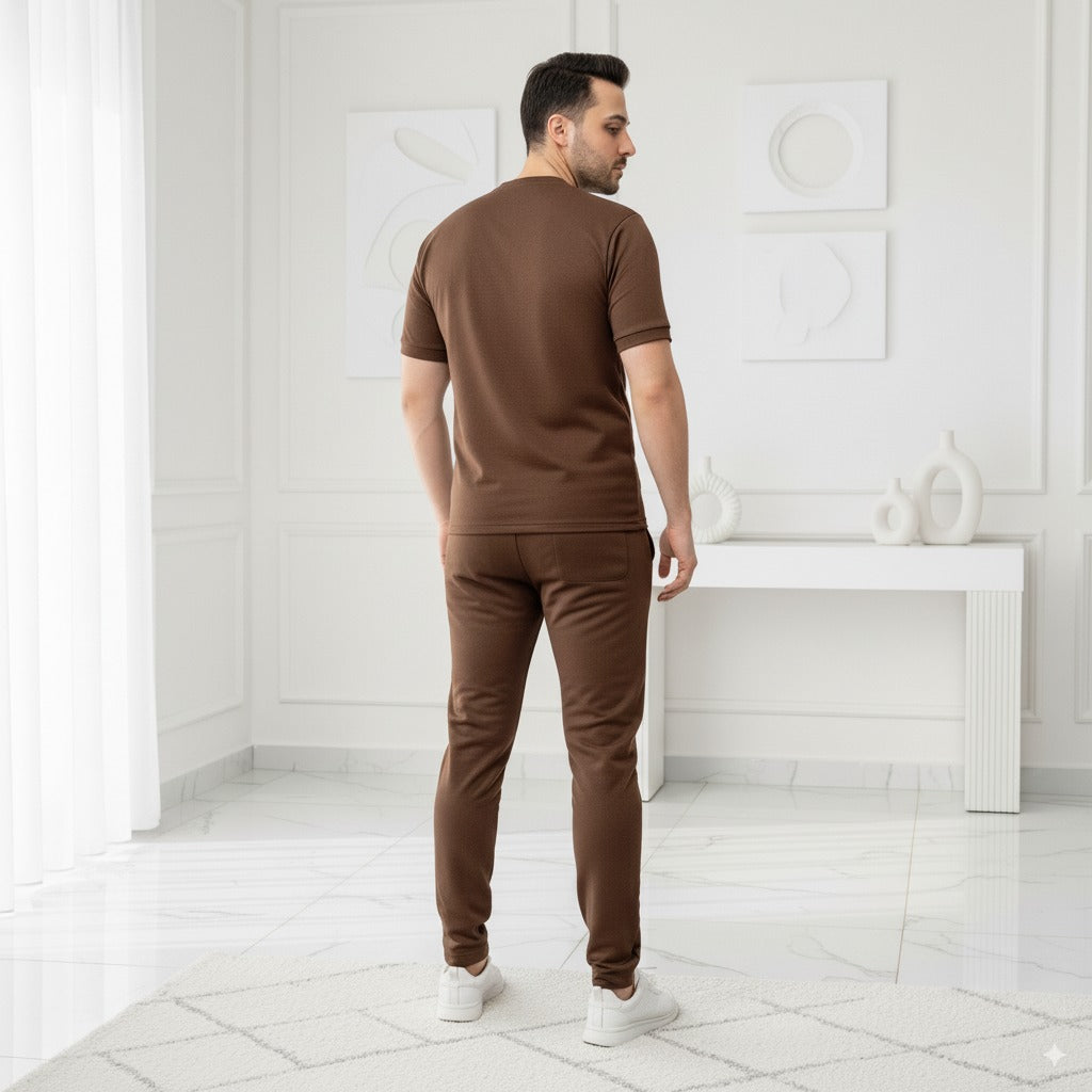 Tracksuit Adi Fish Fabric | Brown