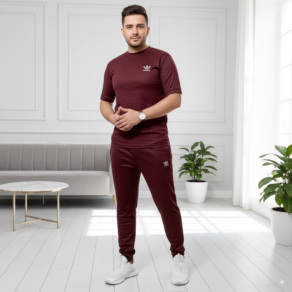 Tracksuit Adi Fish Fabric | Maroon