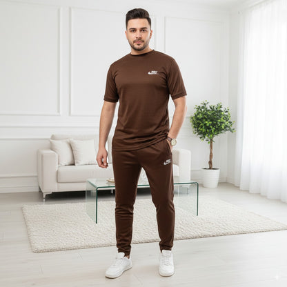 Tracksuit Nik Fish Fabric | Brown