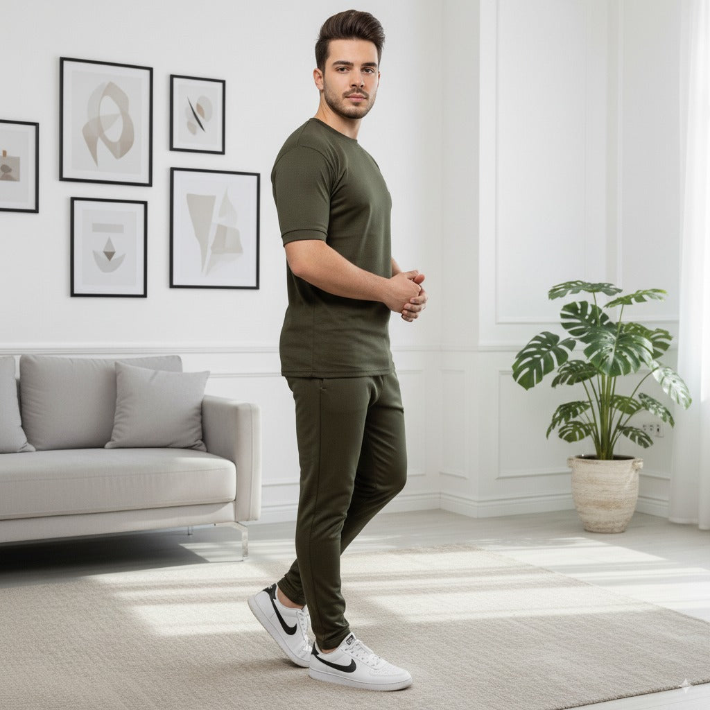 Tracksuit Nik Fish Fabric | Green