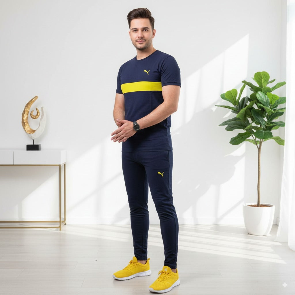 Tracksuit Pum@ Terry Jersey | Blue