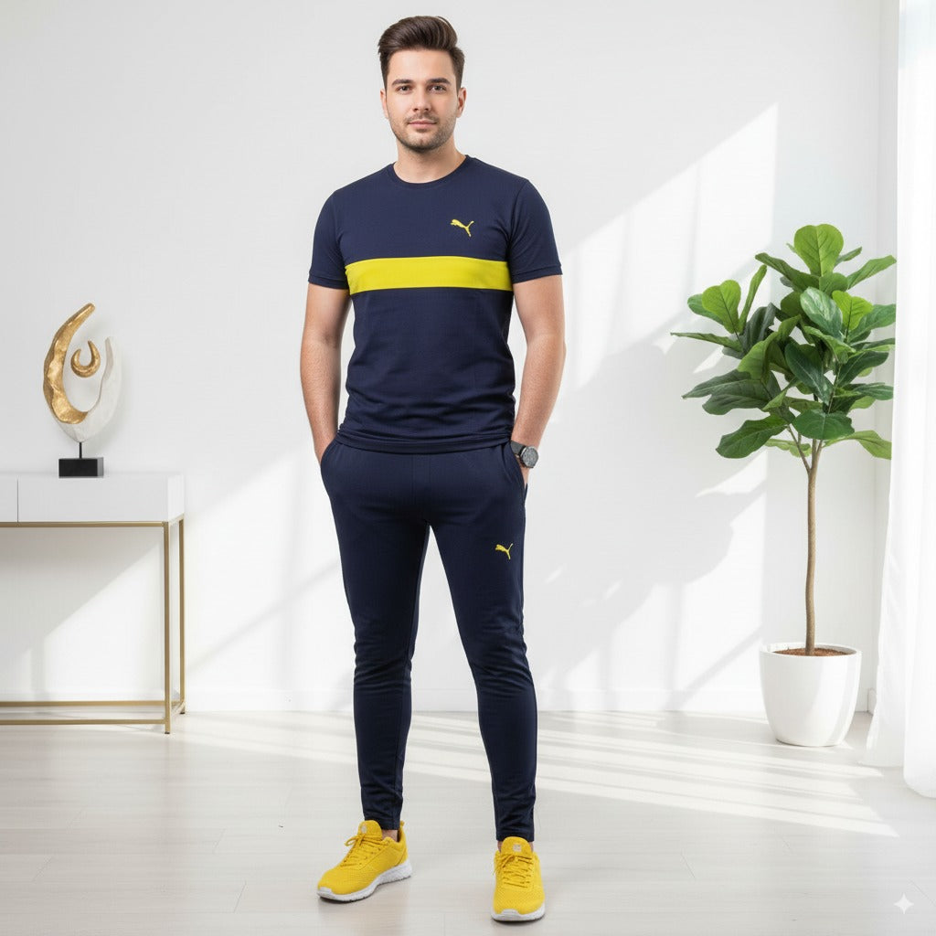 Tracksuit Pum@ Terry Jersey | Blue