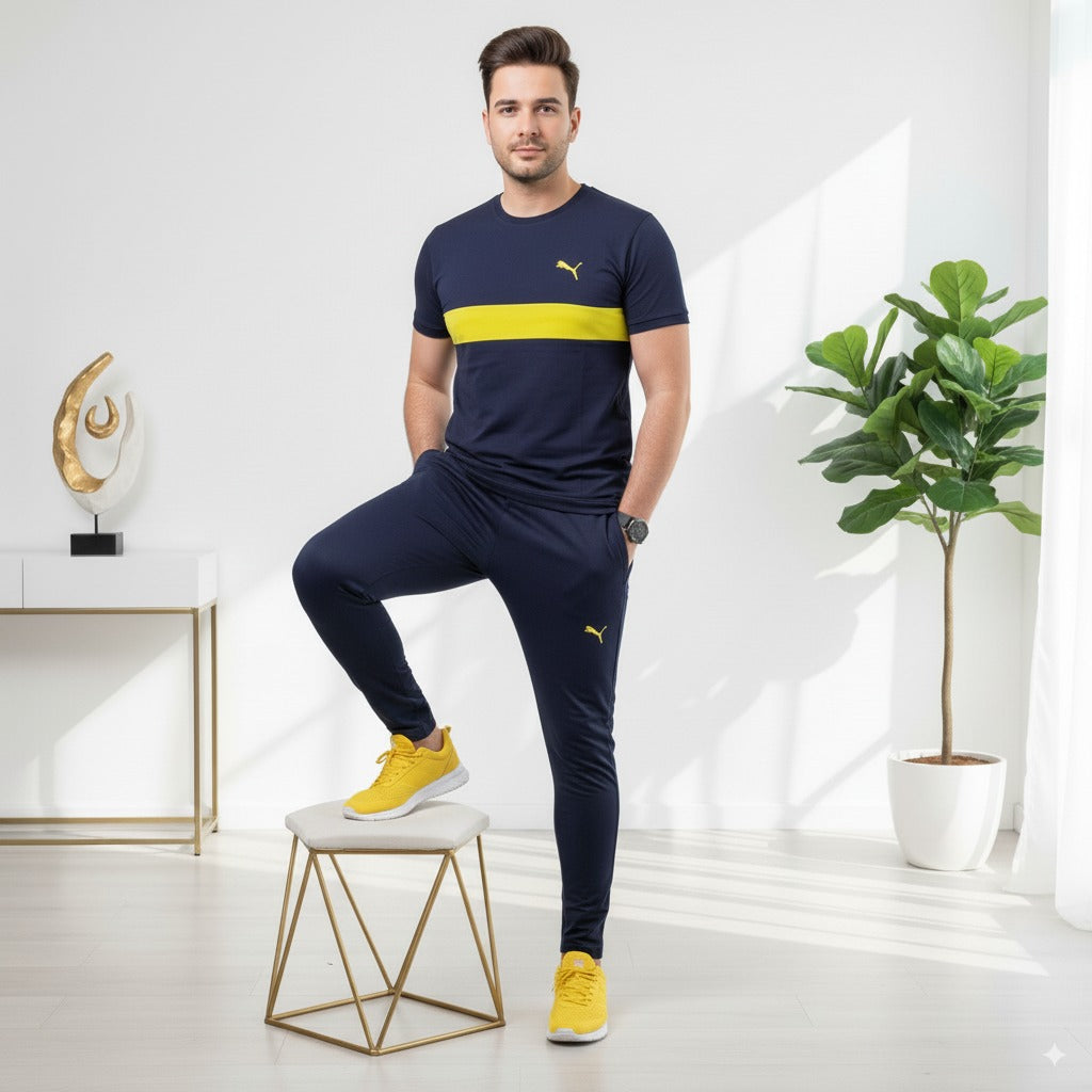 Tracksuit Pum@ Terry Jersey | Blue