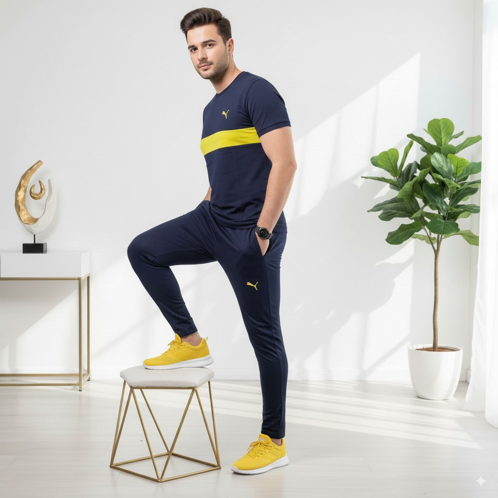 Tracksuit Pum@ Terry Jersey | Blue