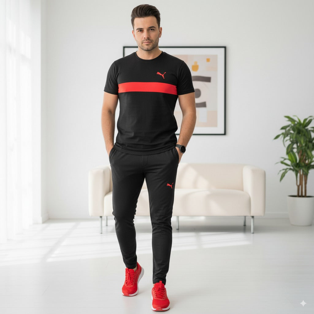 Tracksuit Pum@ Terry Jersey | Grey