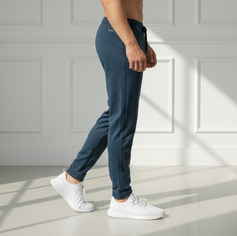 Premium Nik Trouser Swiss Fabric | Blue