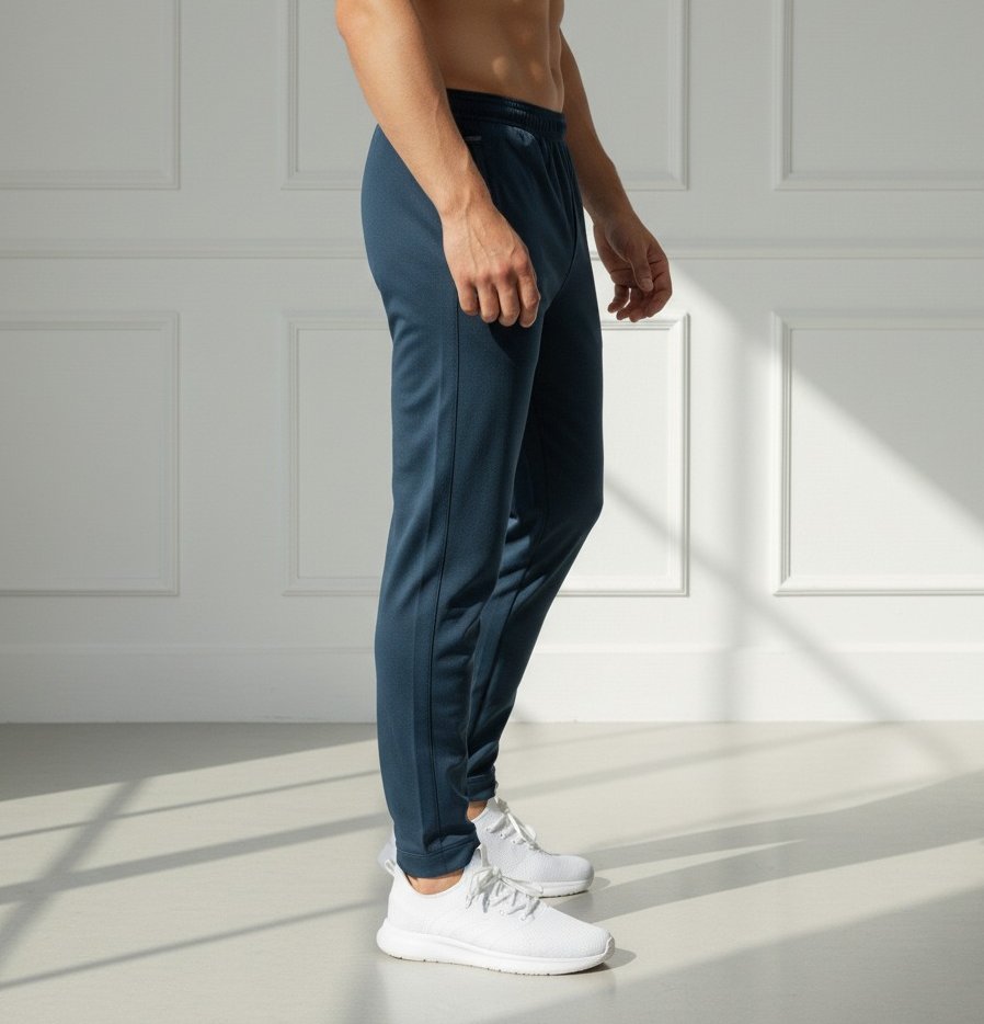 Premium Nik Trouser Swiss Fabric | Blue