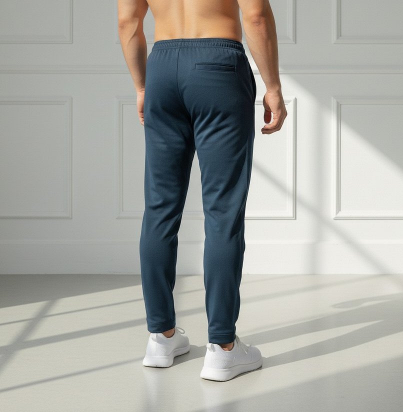 Premium Nik Trouser Swiss Fabric | Blue