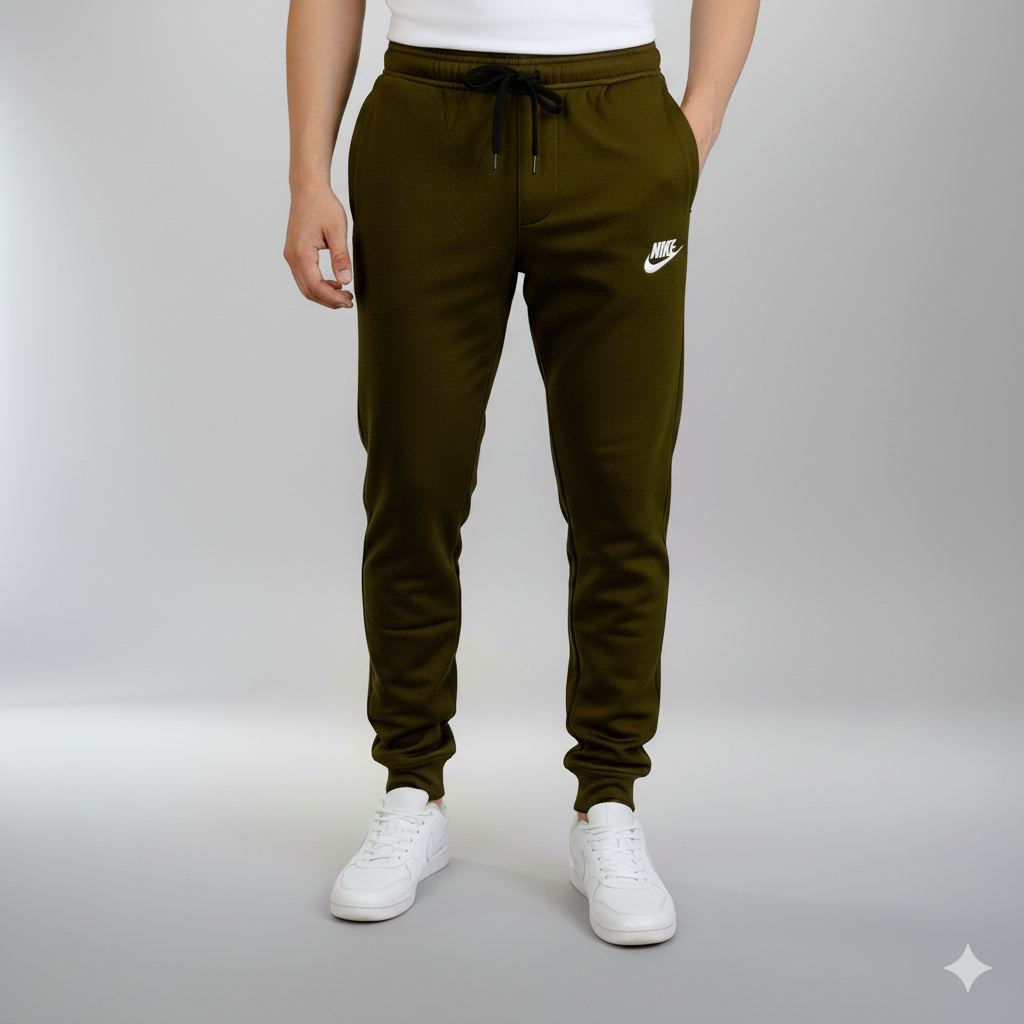 Winter Premium Nik Scuba Trousers | Dark Green