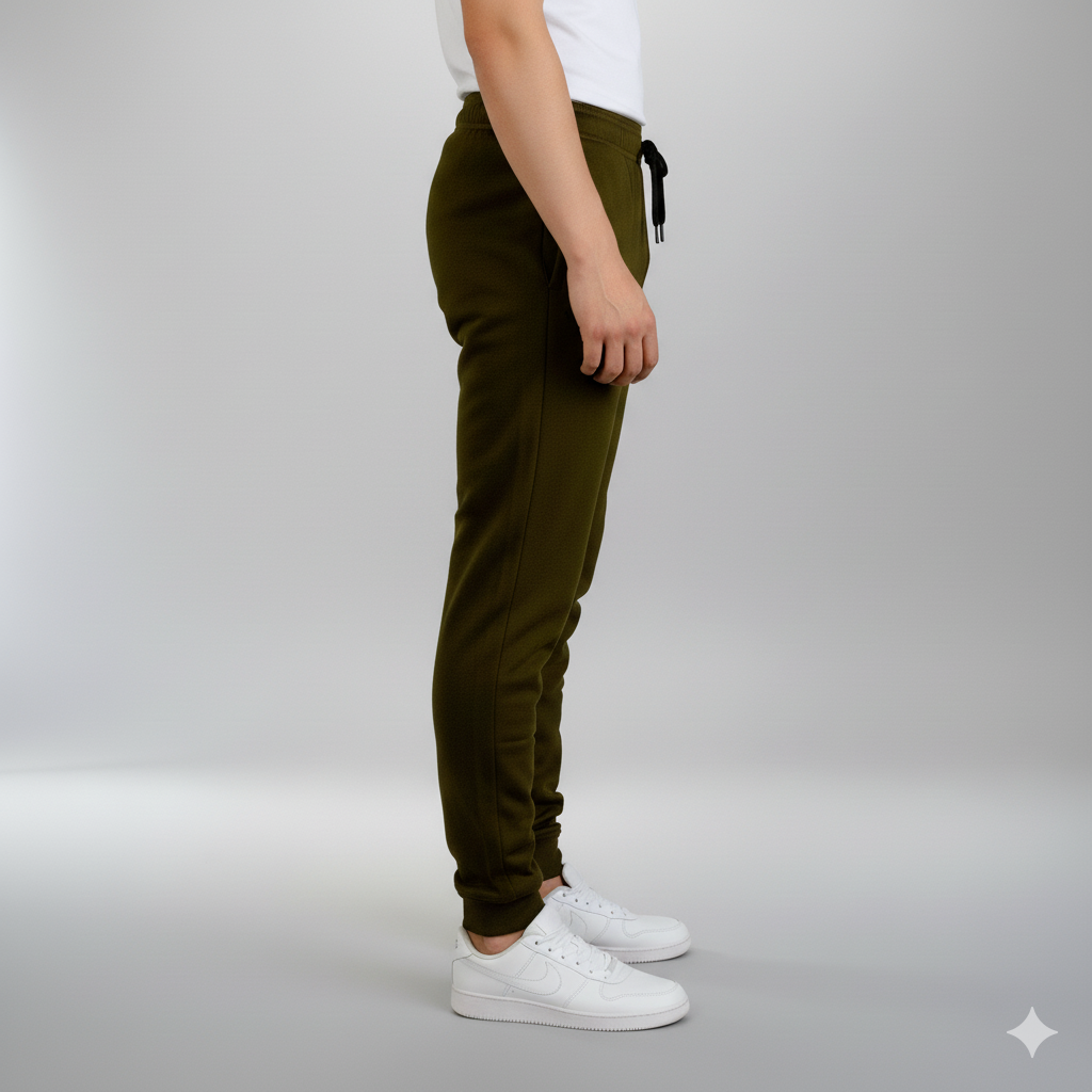 Winter Premium Nik Scuba Trousers | Dark Green