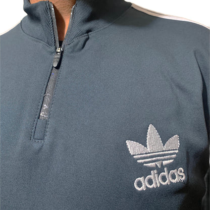 Premium Adi Zipper Tracksuit (Swiss Fabric) | Zink