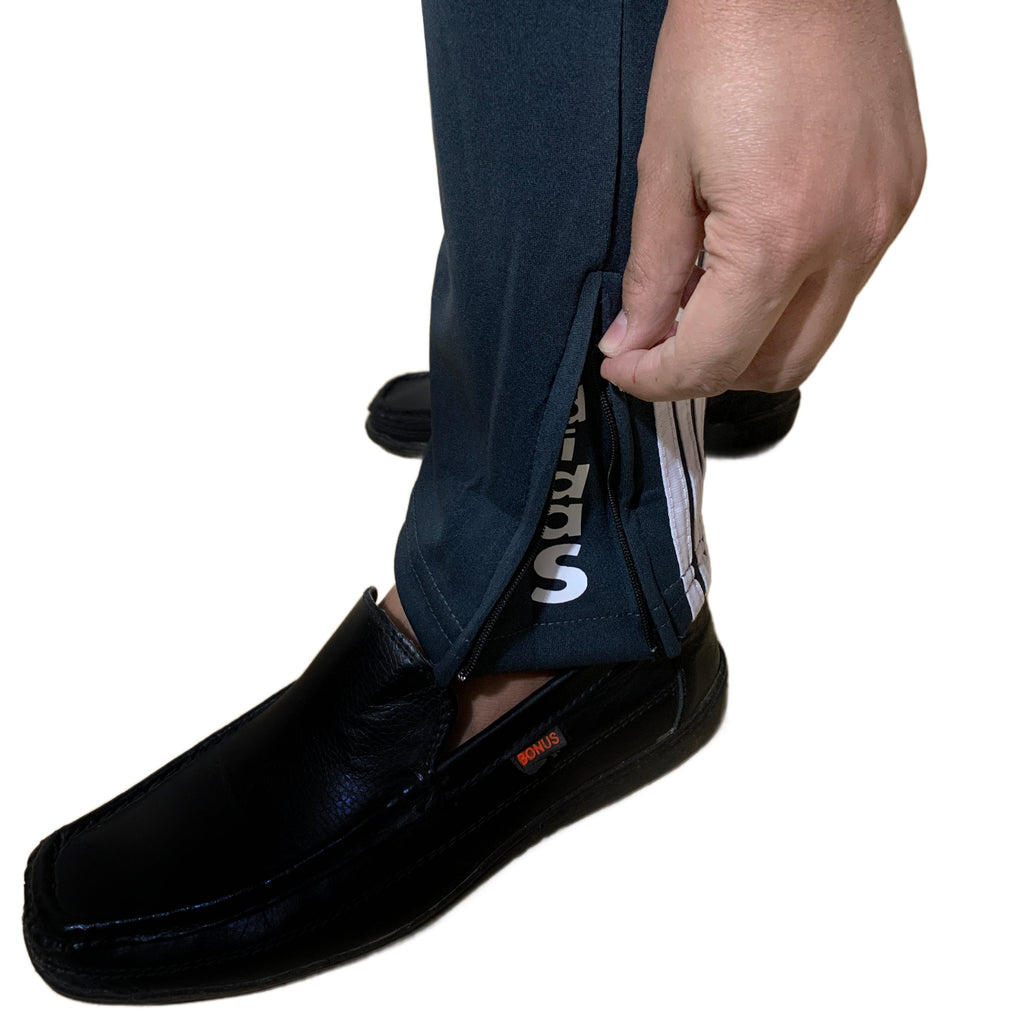 Premium Adi Zipper Tracksuit (Swiss Fabric) | Znic Grey