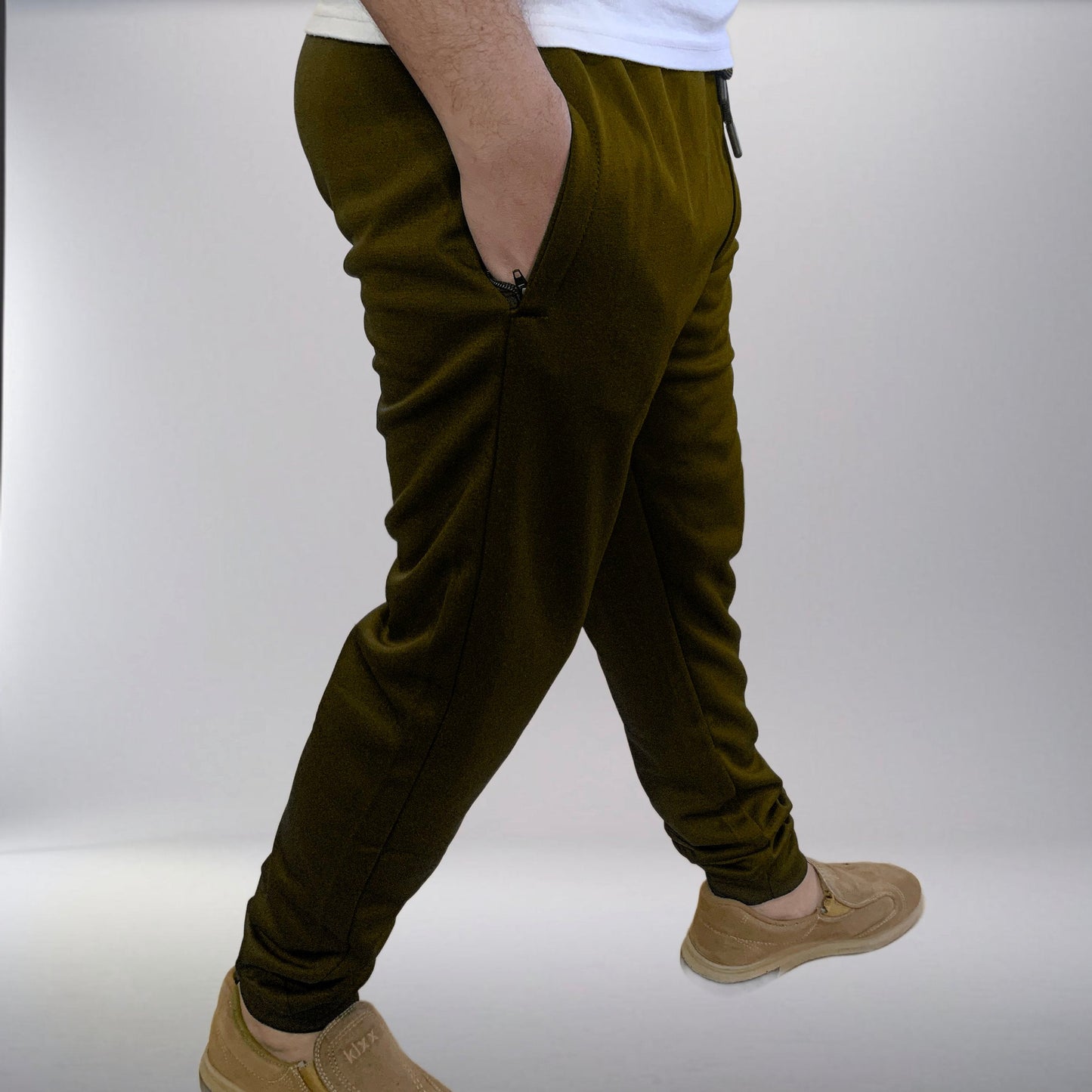 Premium Nik Scuba Trousers | Dark Green