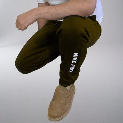 Premium Nik Scuba Trousers | Dark Green