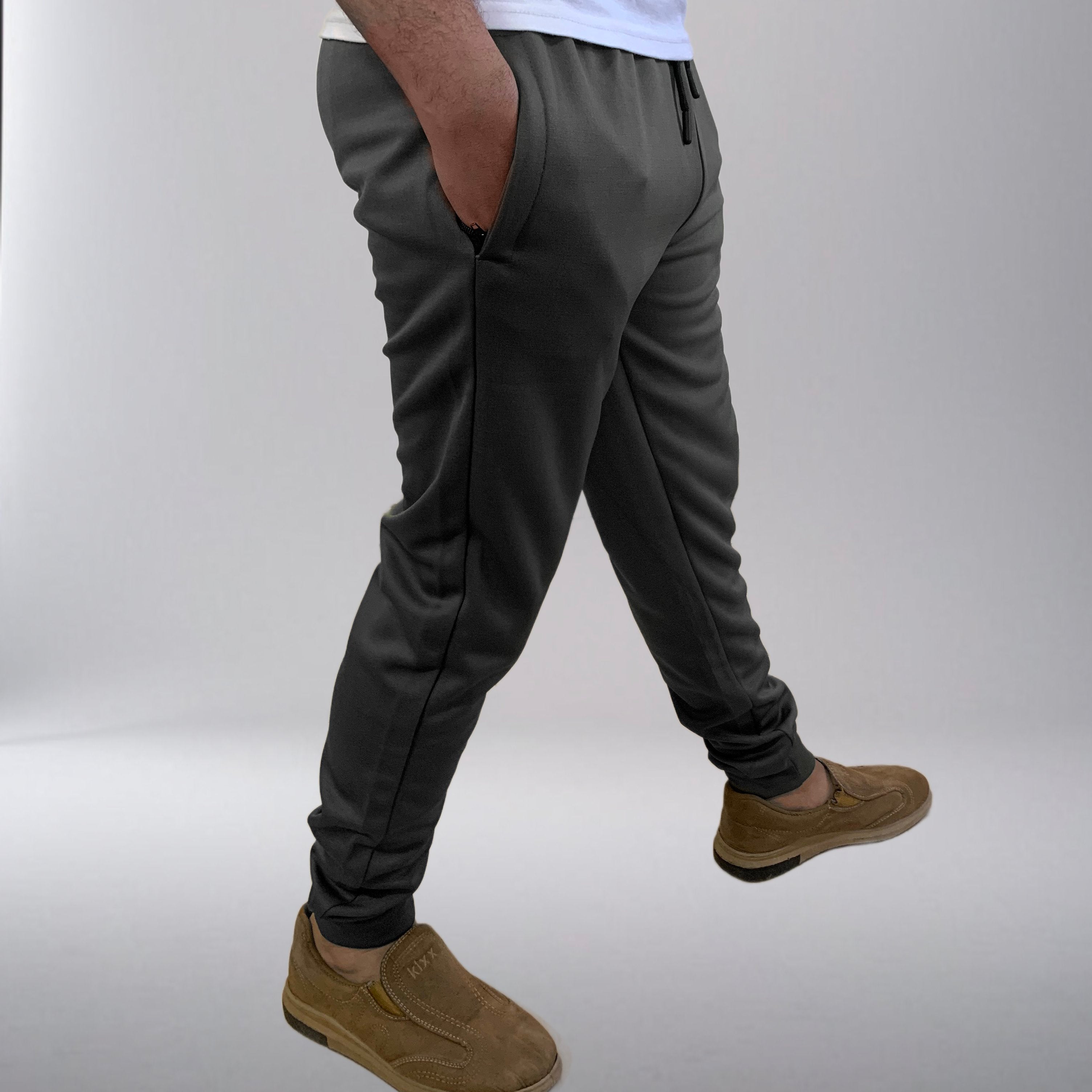 Winter Premium Nik Scuba Trousers | Grey